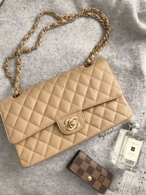 chanel 22c beige classic flap|chanel classic flap prices.